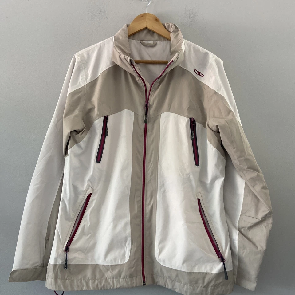 Chaqueta CMP Mujer Mediana Impermeable Clima Protect Beige  Foto 1 de 4