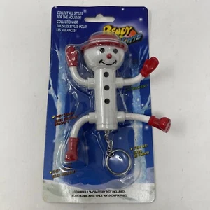 Bendy Lights PVC Christmas Figure Light Snowman W/Bendable Arms & Legs MOC - Picture 1 of 4