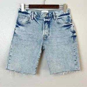 Pantalones cortos de mezclilla para mujer talla 25 Richlake Wash Le Slouch Bermuda - Imagen 1 de 13