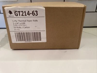 Rolos de papel térmico Gorilla GT214-63/1 dobra - Imagem 1 de 3