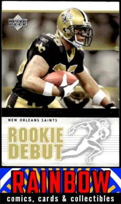 2005 Upper Deck Rookie Debut #63 Deuce McAllister    New Orleans Saints - Image 1 of 2