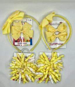 Yellow Gingham Hair Accessories - Picture 1 of 44