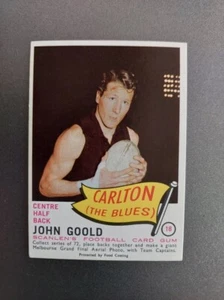 1966 Scanlens VFL Football Card. John Goold, card 18. - Picture 1 of 2