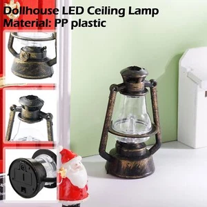 1:12 LED Puppenhaus Miniatur Deckenleuchte Tischlaterne Zuhause C2Z8 K3H4 B7E5 - Photo 1/9