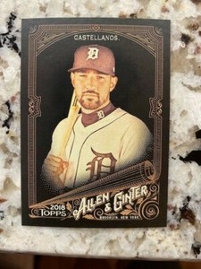 2018 TOPPS ALLEN GINTER X BASEBALL BASE CARD TIGERS NICK CASTELLANOS #86