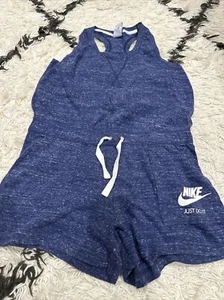 Mameluco Nike One Piece para mujer azul jaspeado mediano - Imagen 1 de 7