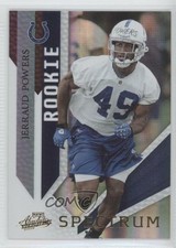 2009 Playoff Absolute Memorabilia Spectrum Gold /10 Jerraud Powers #154 Rookie