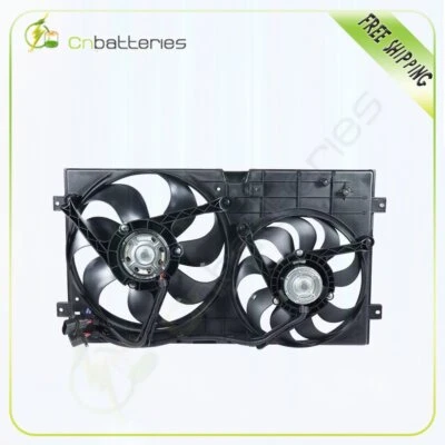 For 1998-2003 2004 2005 Volkswagen Beetle 2.0L VW New Radiator Black Cooling Fan - Image 1 of 4
