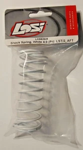 LOSB2949 Losi LST/2, AFT Shock Springs, White 4.0 (Pr) - Picture 1 of 2