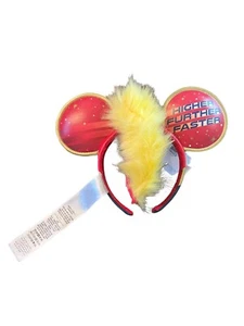 Disney Parks Captain Marvel Yellow Mohawk Ears Headband New With Tags NIP - Picture 1 of 2