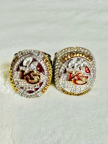 2 PCS Chiefs Ring Kansas City Chiefs Championship Ring, Mahomes, US SHIP 2019/23 Cover