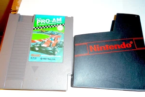 NES Nintendo RC PRO-AM, 1987 - 32 Tracks of Racing Thrills cartage and sleve - Picture 1 of 3