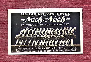 RISQUE EMPIRE GIRLS CHORUS LINE DANCER ZIGFIELD FOLLIES NEW YORK CITY - Picture 1 of 2