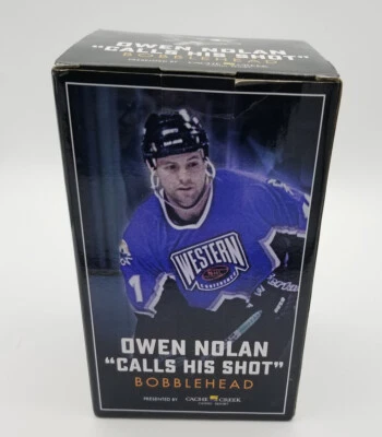 2019 Owen Nolan BOBBLEHEAD Calls His Shot San Jose Sharks Stadium Giveaway SGA - Image 1 of 4