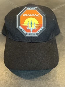 RIMPAC 2024 Black Ball Caps Hats Military - Picture 1 of 5