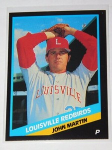 1988 CMC LOUISVILLE REDBIRDS JOHN MARTIN CARD #3