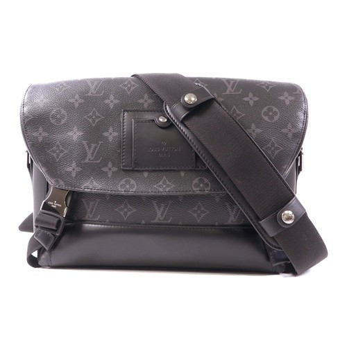 LOUIS VUITTON（LV） Borsa a tracolla Louis Vuitton LV Messenger PM Voyager M40511 Monogram Eclipse nera