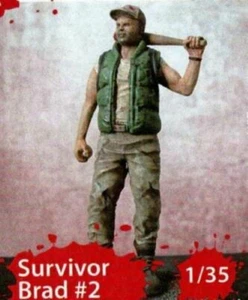 Zombie Wars Escala 1/35 Resina Modelo Kit Survivor Brad - Imagen 1 de 1