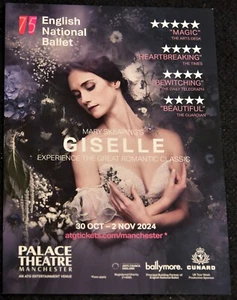 A5 Palace Theatre Flyer Leaflet English National Ballet Giselle Manchester 2024 - Picture 1 of 1