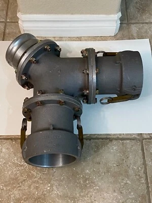 PRIDE CASTINGS / OPW 4" WYE FEMALE AND MALE CAMLOCK ASSEMBLY ALUMINUM NEW - Image 1 of 2