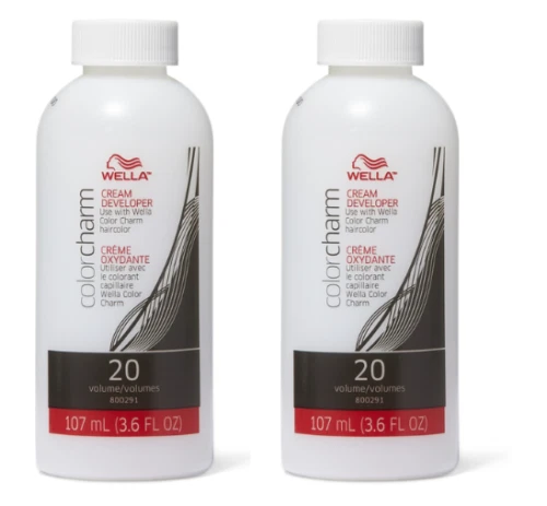 Wella ColorCharm 20 объем крем Deverloper 3,6 жидкой унции 2 упаковки - Изображение 1 из 1