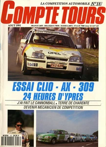 RUNDENZÄHLER Nr.18 09/1991 AX GrN AX GrA 309 GrA CLIO GrN - Bild 1 von 1