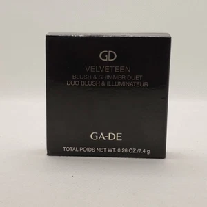 GADE Velveteen Blush Shimmer Duo Rose & Glow #50 Illuminatore da viaggio compatto - Foto 1 di 4