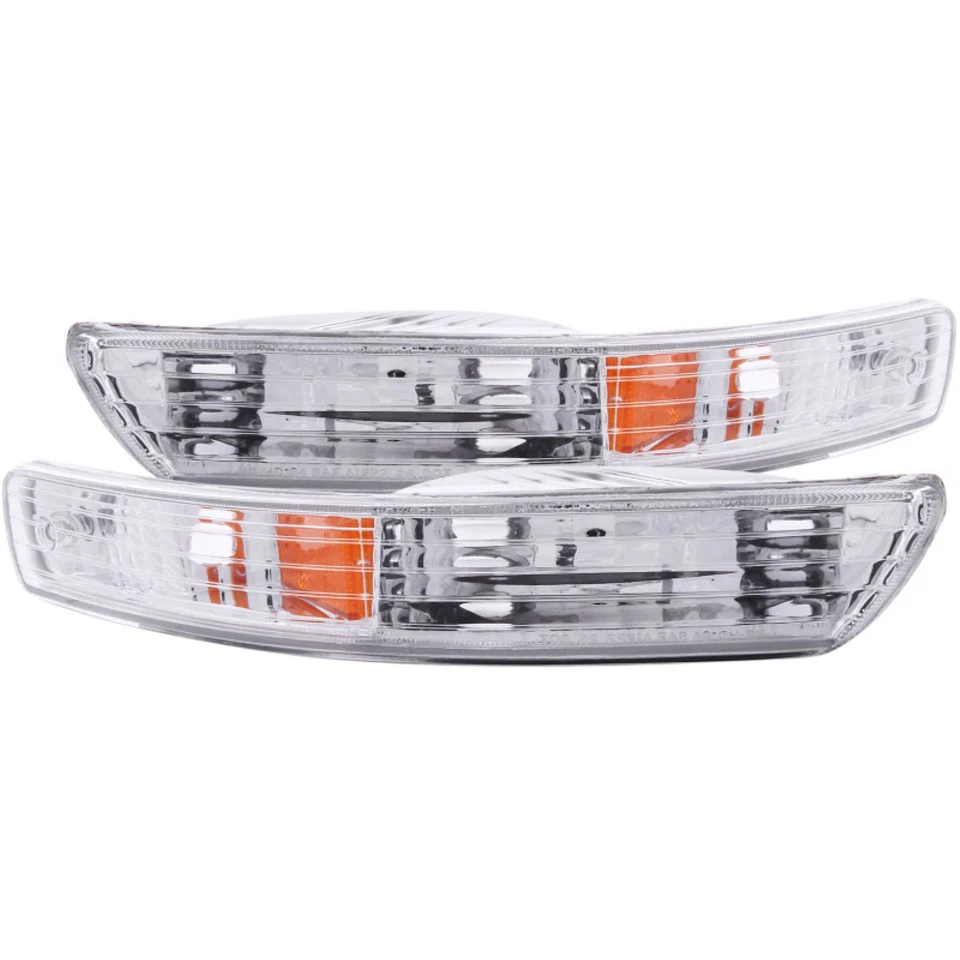 Euro Parking Lights Chrome w/Amber Reflector for 1998-2001 Acura Integra 511021 - Image 1 of 4