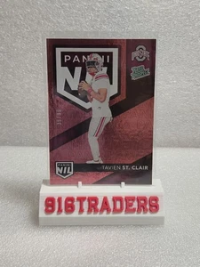 2025 Panini National Silver Pack Tavien St. Clair NIL SP Red /99 Ohio St - Picture 1 of 4
