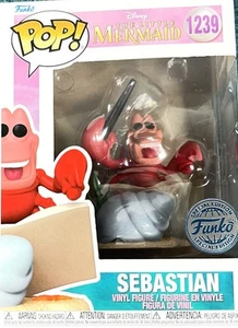 Sebastian Funko Pop #1239 The Little Mermaid Entertainment Earth~New - Picture 1 of 4