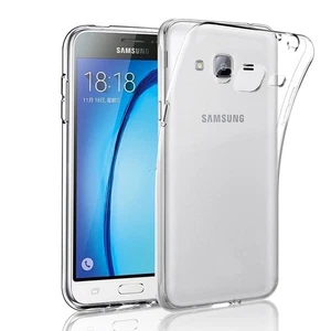 HÜLLE SAMSUNG GALAXY J3 J310 (2016) TRANSPARENT CLEAR GEL WEICHES SILIKON (TPU) - Bild 1 von 1