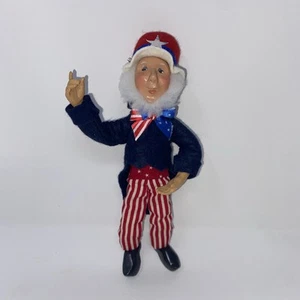 Byers Choice Kindles Creations Uncle Sam Patriotic 6 1/2 Inch 4th July - Picture 1 of 5