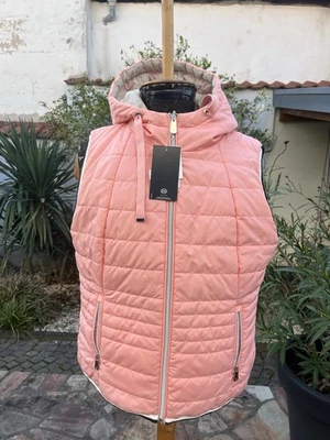 Schöne rosa-beige Steppweste Wendeweste gr 44  Marke  C&A - Bild 1 von 4