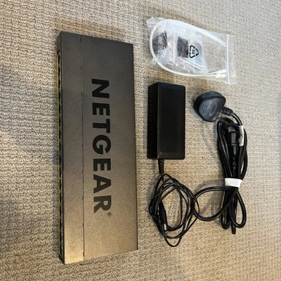NETGEAR GS116LP Switch PoE Switch 16 Port Unmanaged, with PSU and rack mount - Image 1 of 4