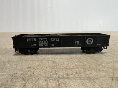 HO Scale "Pennsylvania RR" 357621 Open Gondola Freight Train Car W/Coal  - Image 1 of 4