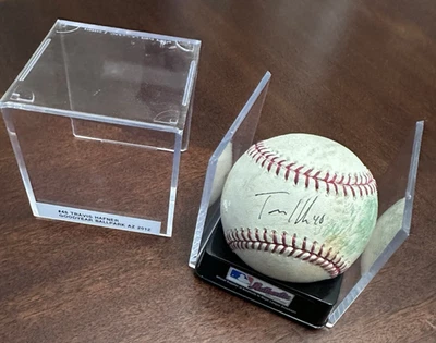 MLB Cleveland Indians Travis Hafner #48 Autografiado Firmado Béisbol Primavera 2012 Foto 1 de 4