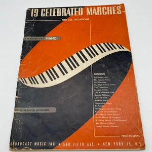 Partituras de colección “19 marchas celebradas” para piano de difusión de música Rettenberg - Imagen 1 de 17