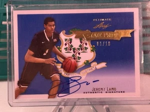 Uconn Basketball Jeremy Lamb 2012 Leaf State Pride Auto 1/10 RC - Legend FOTL - Bild 1 von 12