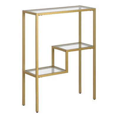 Henn&Hart 22" Gold Console Table - Image 1 of 4