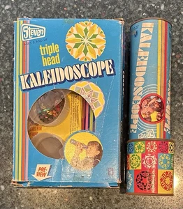 2 caleidoscopios vintage - Steven Mfg Co - No. 150 - 1973 - ¡Funciona! Múltiples cabezales - Imagen 1 de 11