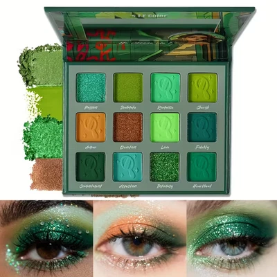 12 Farben in Grün mit Matt, Glanz & DuoChrome-Finishes, Lang anhaltend, Neu - Bild 1 von 4