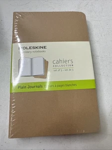 Moleskine Set of 3 Ruled Cashiers Journals mini 3 x 5 64 pages Pocket Craft - Picture 1 of 3