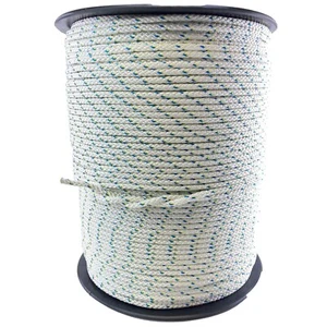 Cuerda trenzada de poliéster preestirada de 5 mm blanca con manchas x 30 metros marina - Imagen 1 de 6