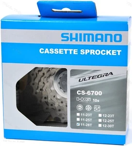 Shimano Ultegra CS-6700 11-28T 10-Speed Bike Cassette 11-28 fits Dura-Ace / SRAM - Picture 1 of 4