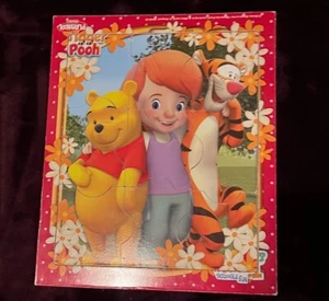 Disneys My Friends Winnie The Pooh Frame Tray Puzzle Tigger PLAYSKOOL - Picture 1 of 1