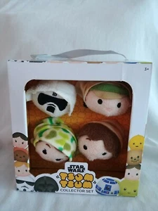 NEU - Star Wars Disney Tsum Tsum Collector Set Luke, Leia, Solo, Scout - Bild 1 von 2