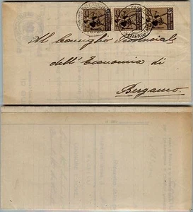 RSI-Striscia tre 30c(506)-Modulo Spinone dei Castelli->Bergamo 7.11.1945 - Picture 1 of 1