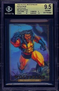 2024 Marvel Masterpieces 1992 '92 Lenticular 3D WOLVERINE BGS 9.5 w 10 POP 2 SP - Picture 1 of 2