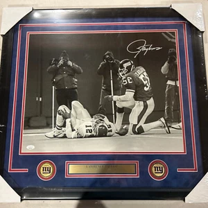 Lawrence Taylor autograph signed 16x20 photo framed JSA - Picture 1 of 4