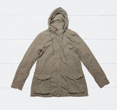 Куртка с капюшоном женская James Perse Standard Utility парка размер 1 маленькая оливково-зеленая - Изображение 1 из 4